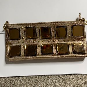 Mirrored stone mini bag